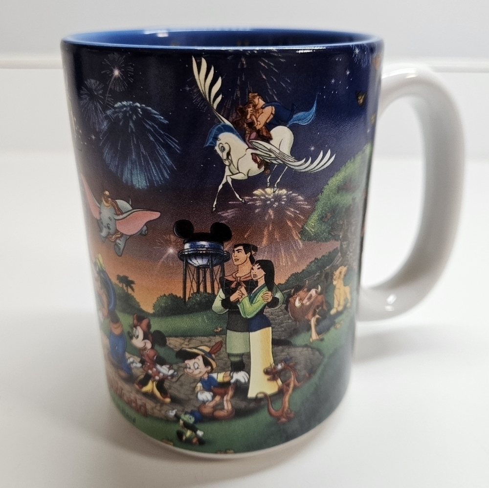 Walt Disney World 2000 Celebrate The Future Hand In Hand Ceramic Coffee Mug 16oz